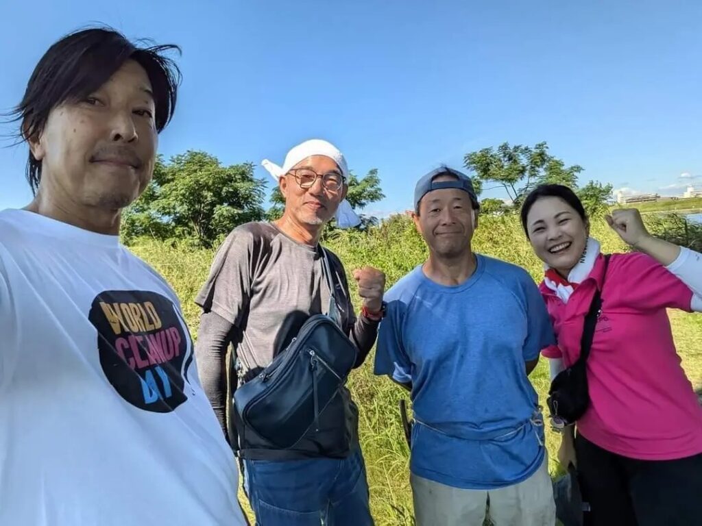 淀川太子橋地区の清掃活動